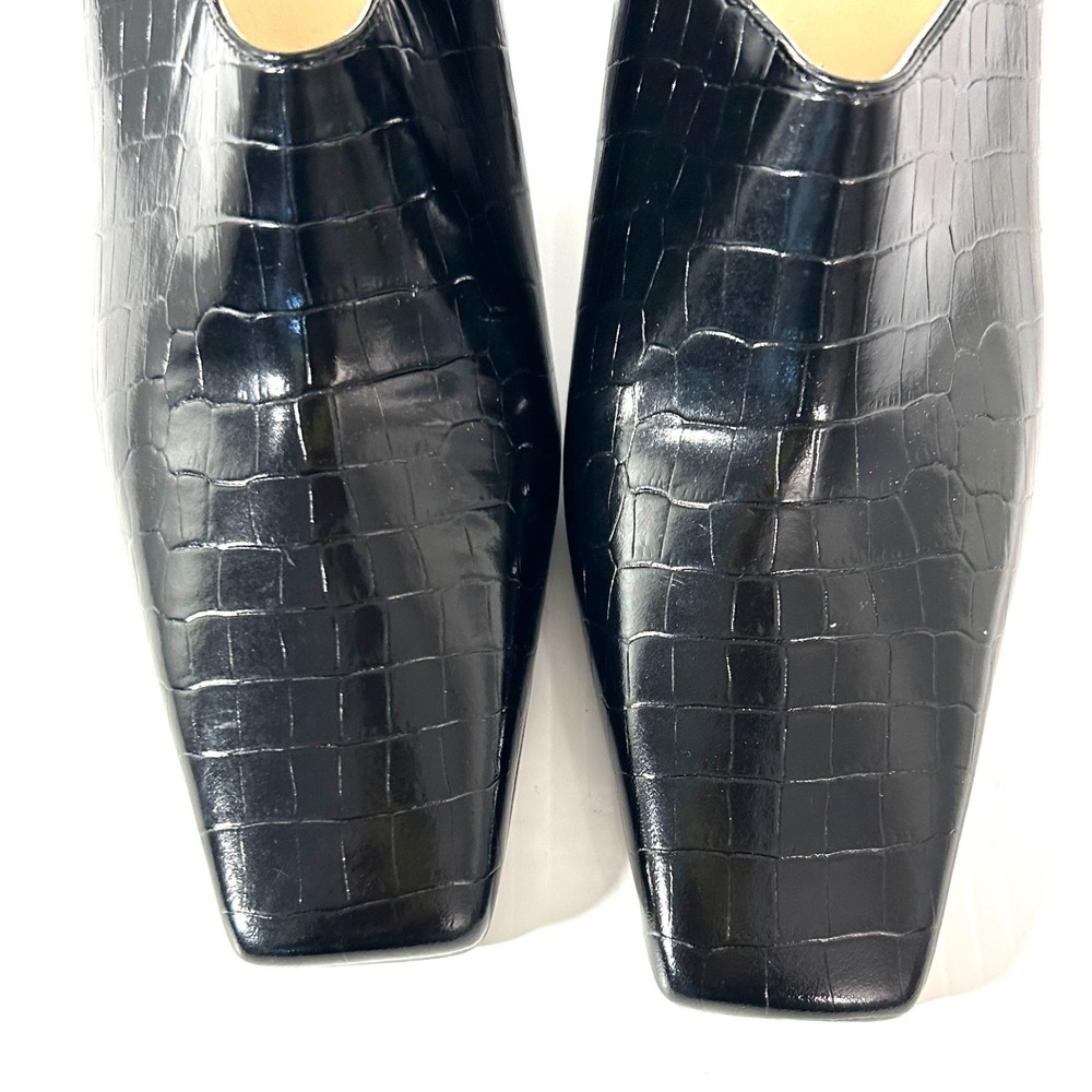 Bottega Veneta Black Lewis Leather Heels Pumps 39.5 $1,550 Gorgeous! NEW - Picture 9 of 16